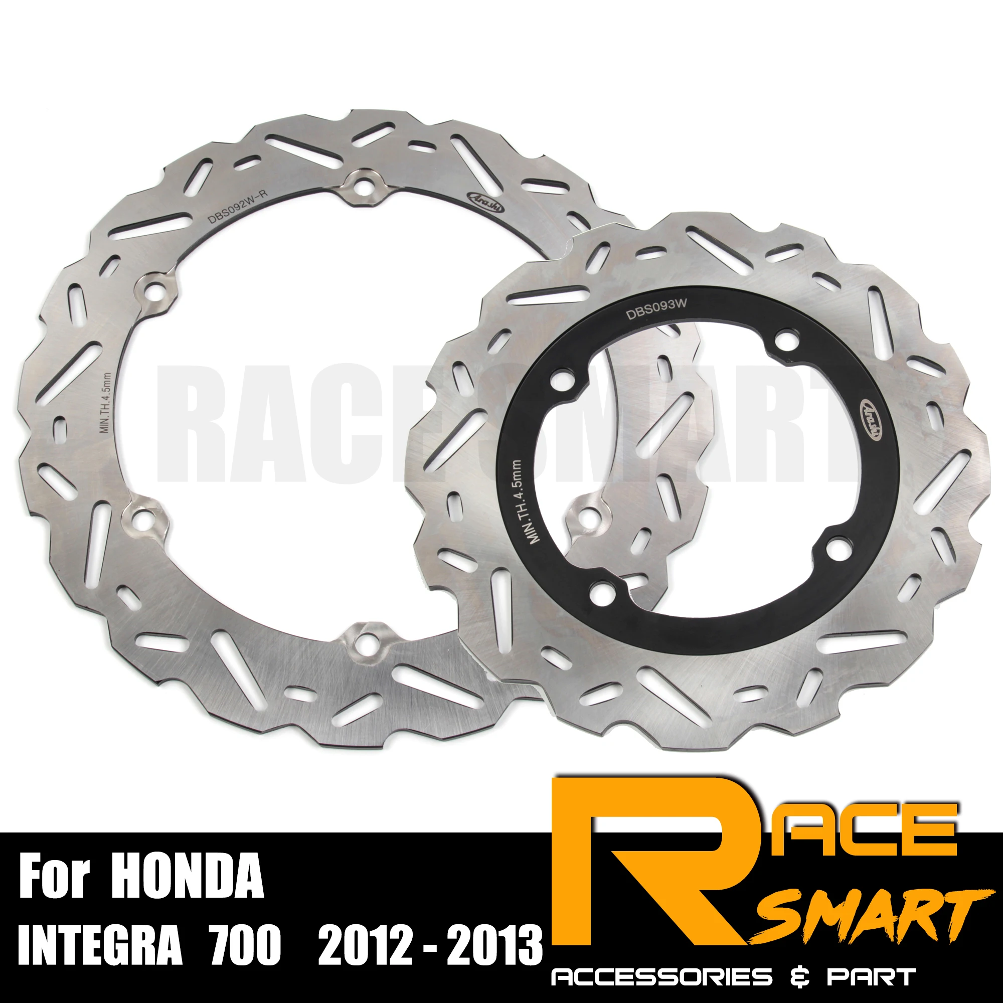 

Motorcycle CNC Front and Rear Brake Disk For HONDA INTEGRA 700 2012-2013 Motorcycles Brake Disc Disks rotor INTEGRA700 2012 2013