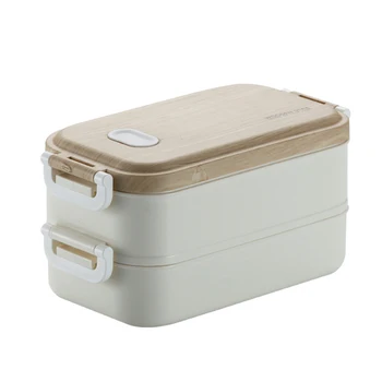 

Stainless Steel 2-layer/Single-layer Compartment Food Container Lunch Box Picnic Food Box Adults Lunchbox With Tableware-40