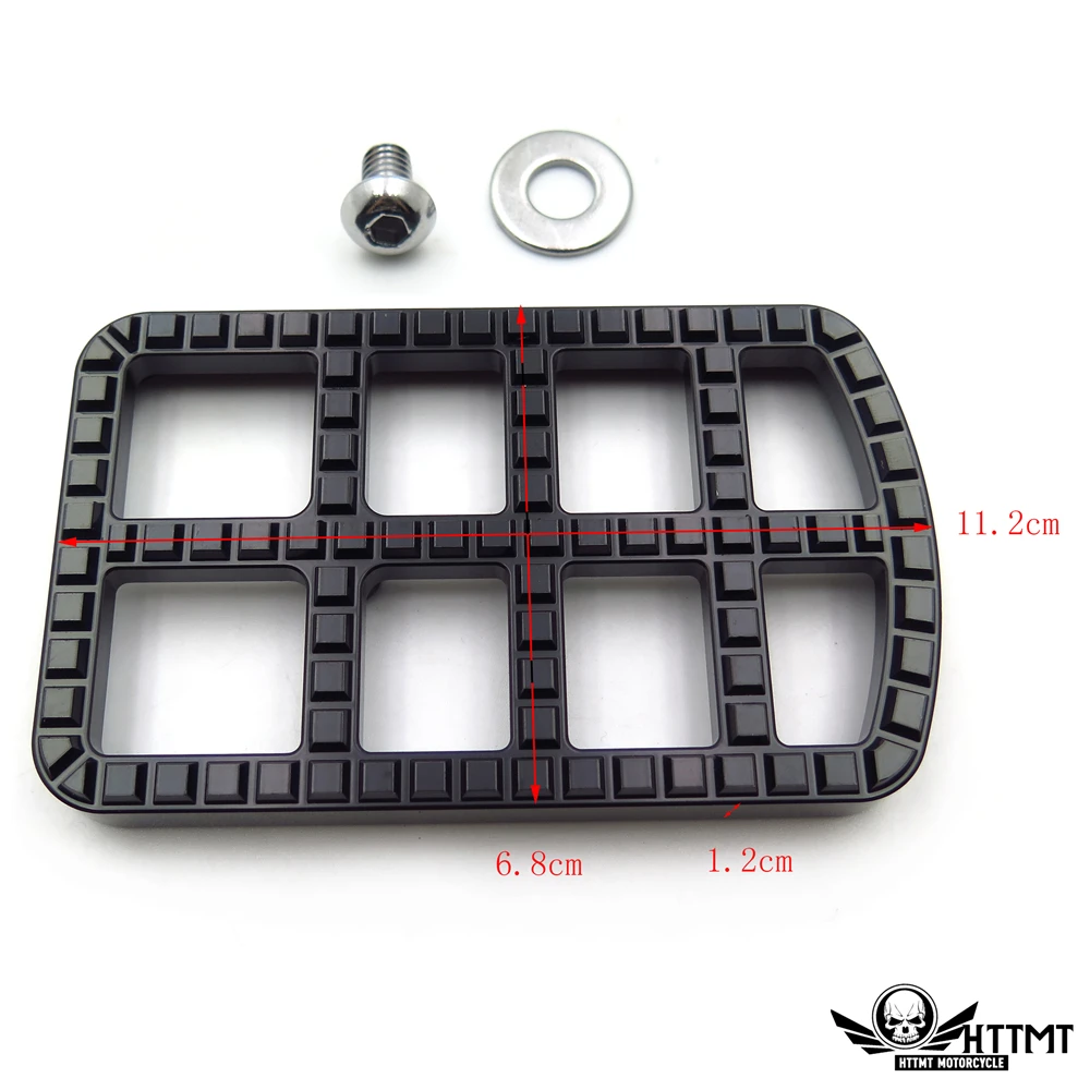 Aftermarket мотоцикл части черный педаль тормоза колодки для Harl 14-16 Dyna 86-17 Softail Touring