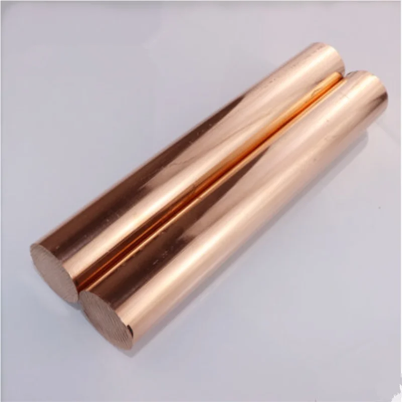 φ5mm ~ 45mm T2 estado mayor de cobre alrededor de barra llena vara cobre barra varilla de cobre 100mm de largo 
