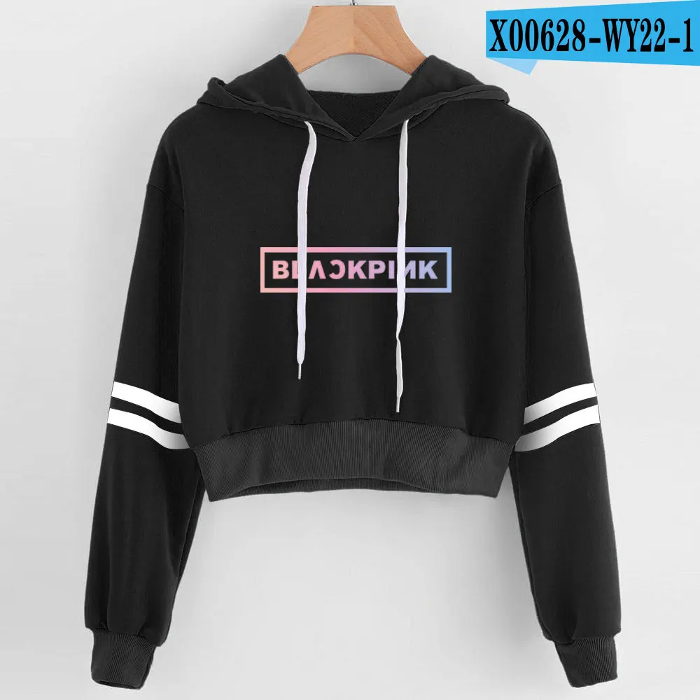 Kpop BlackPink Hoodie SQUARE ONE Korean Idols Women Sweatershirt Pullover Rose 