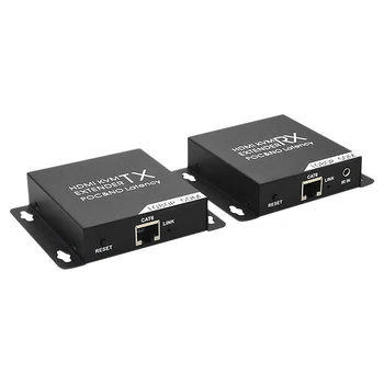 

50M HDMI KVM Extender By UTP STP CAT6 CAT6A CAT7 1 TX + 1 RX TCP/IP Support 3D, HDCP, EDID POC Power Supply(US Plug)