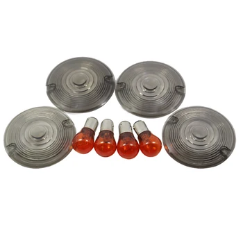 

Motorcycle Touring Turn Signal Lens Covers Indicator Light Lenses for Harley Davidson Road King 1986-2007
