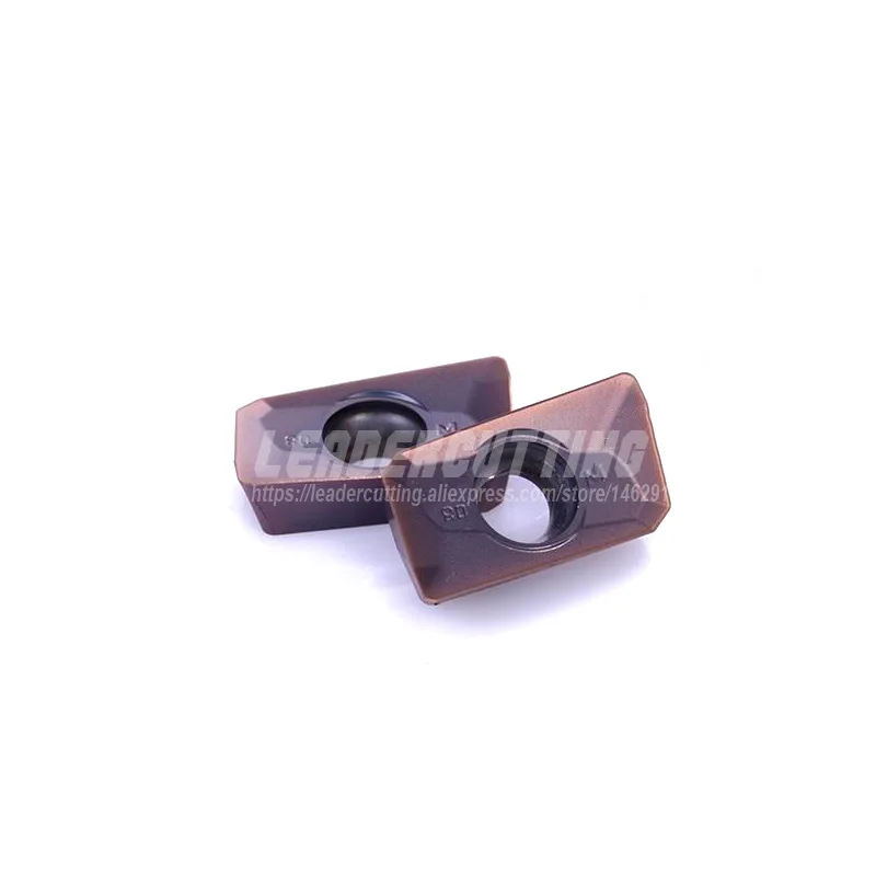 APMT1604PDTR KM15* 10 шт. кошачьи фрезерные Вставки для фрезы BAP400R, R0.8 мельничные лезвия, фрезерные пластины APMT1604 для BAP400R