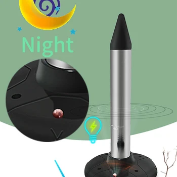 

Gopher Lawn Outdoor Garden Spikes Yard Snake Mouse Rodent Control Ultrasonic Pest Repeller Solar Powerd With LED Light Mole