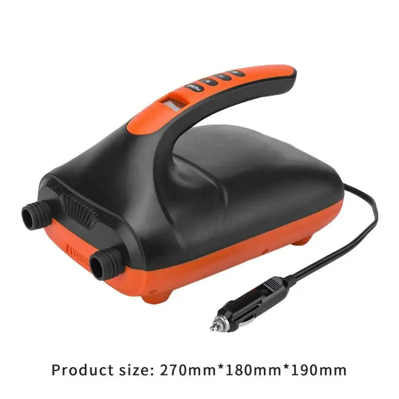 Черный SUP Electric Inflatable Pump Lightweight and Delicate Environmental Outdoor Water Sports Surfing Portable Air Pump Suit - Цвет: Черный