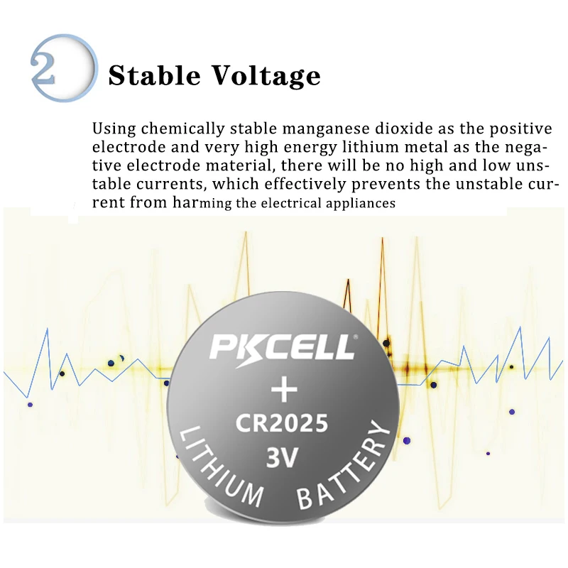 100 шт. * PKCELL CR2025 2025 DL2025 3 В литиевая батарея Кнопочная батарея|cell phone game controller|cell battery
