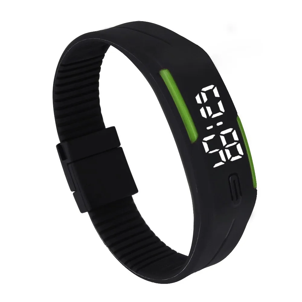 Модные мужские цифровые часы женские браслеты спортивные светодиодный Электронные Силиконовые наручные часы для детей zegarek damski