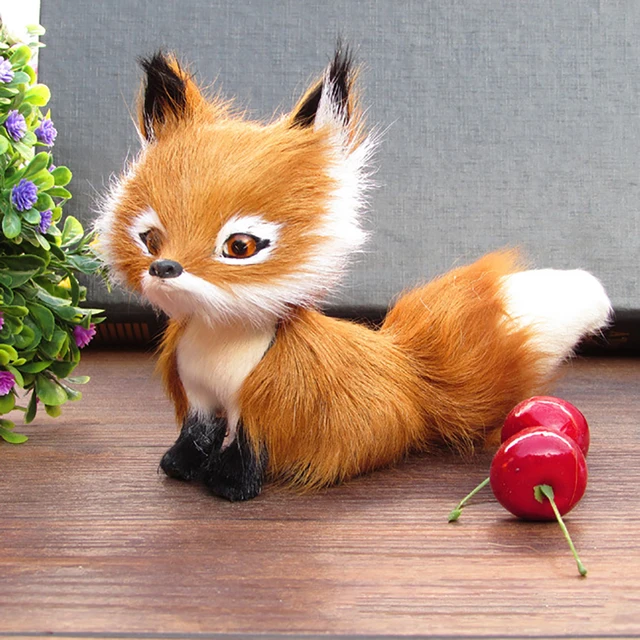 New 1 Pcs Simulation Animal Foxes/Owl Plush Toy Doll Photography for Children Kids Birthday Gift 3