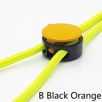 BBalckOrange Meetee 20 шт. металлический фиксатор Шнура Замок весна эластичный регулируемый шнур конец для пуховика DIY пальто шляпа одежда Декор кнопка - Цвет: BBalckOrange