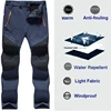 JACKSANQI Men Winter Fleece Waterproof Outdoor Hiking Pants Softshell Camping Trekking Climbing Training Male Trousers 6XL RA327 ► Photo 3/6