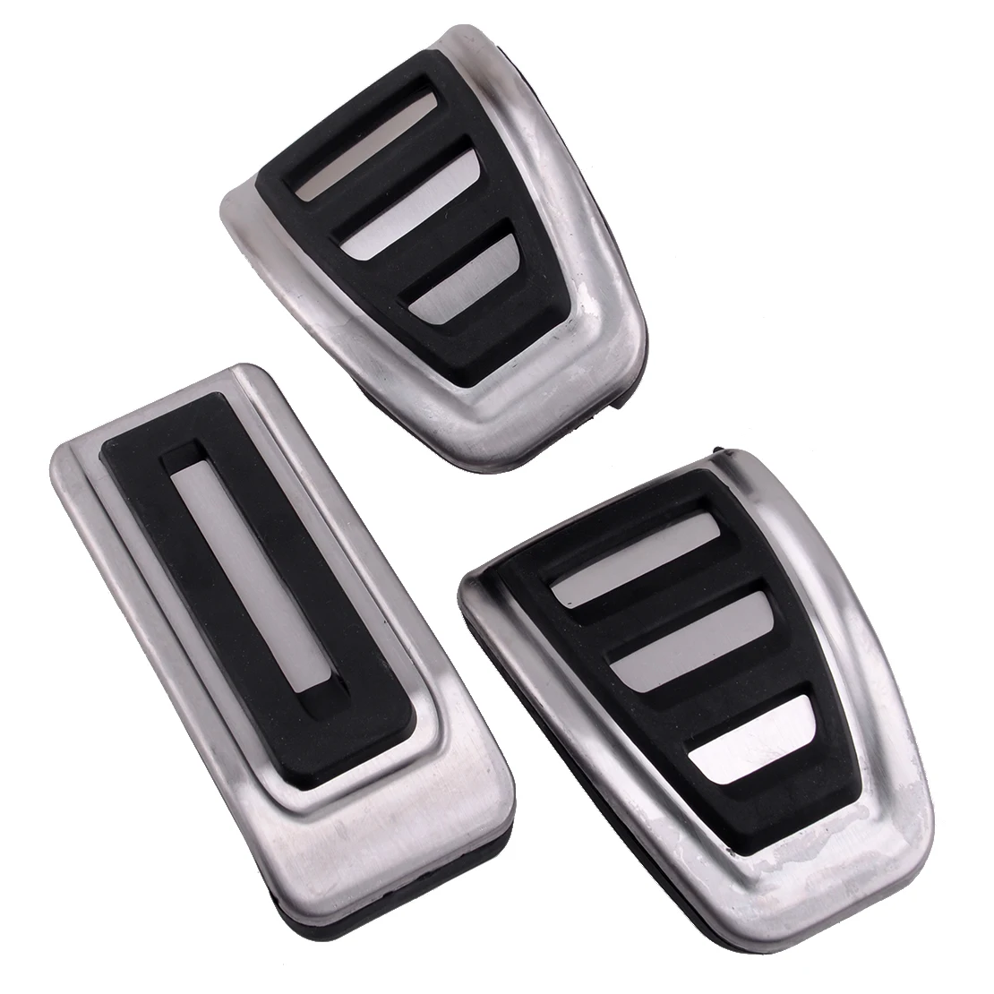 NEW 3pcs Manual Transmission Fuel Gas Brake Clutch Pedal Cover Fit For