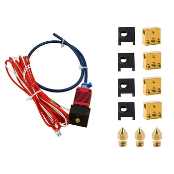 

Upgrades Parts Assembled Extruder Hotend with Capricorn Bowden PTFE Tubing,0.4mm Nozzle for Ender 3 /Ender 3 Pro