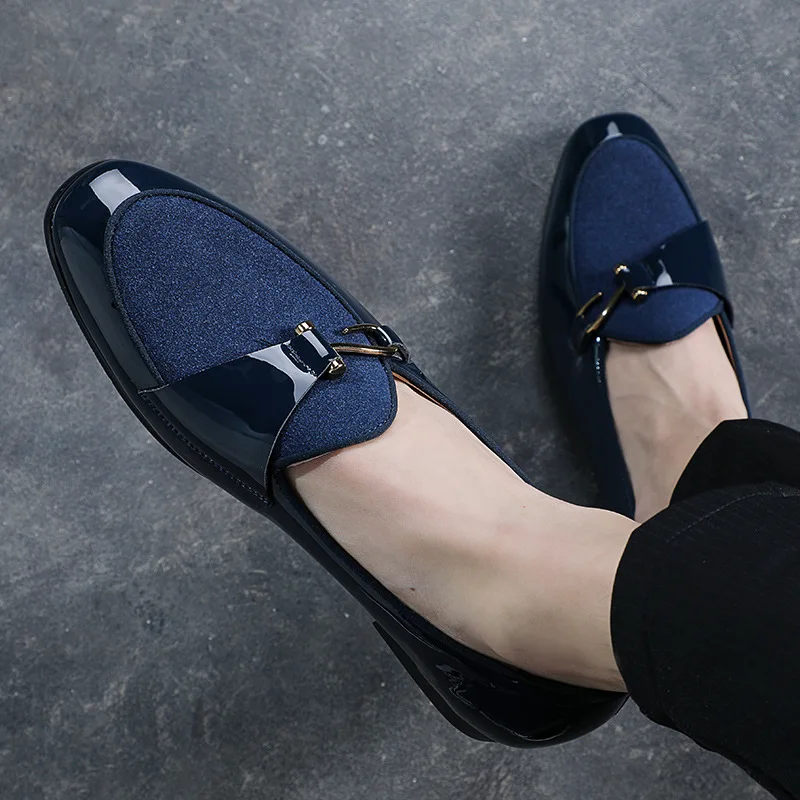 

Pointed Casual Leather Shoes Men Sneakers Buckle Autumn Brand Mens Business Comfortable Flat Male Footwear Zapatillas Hombre