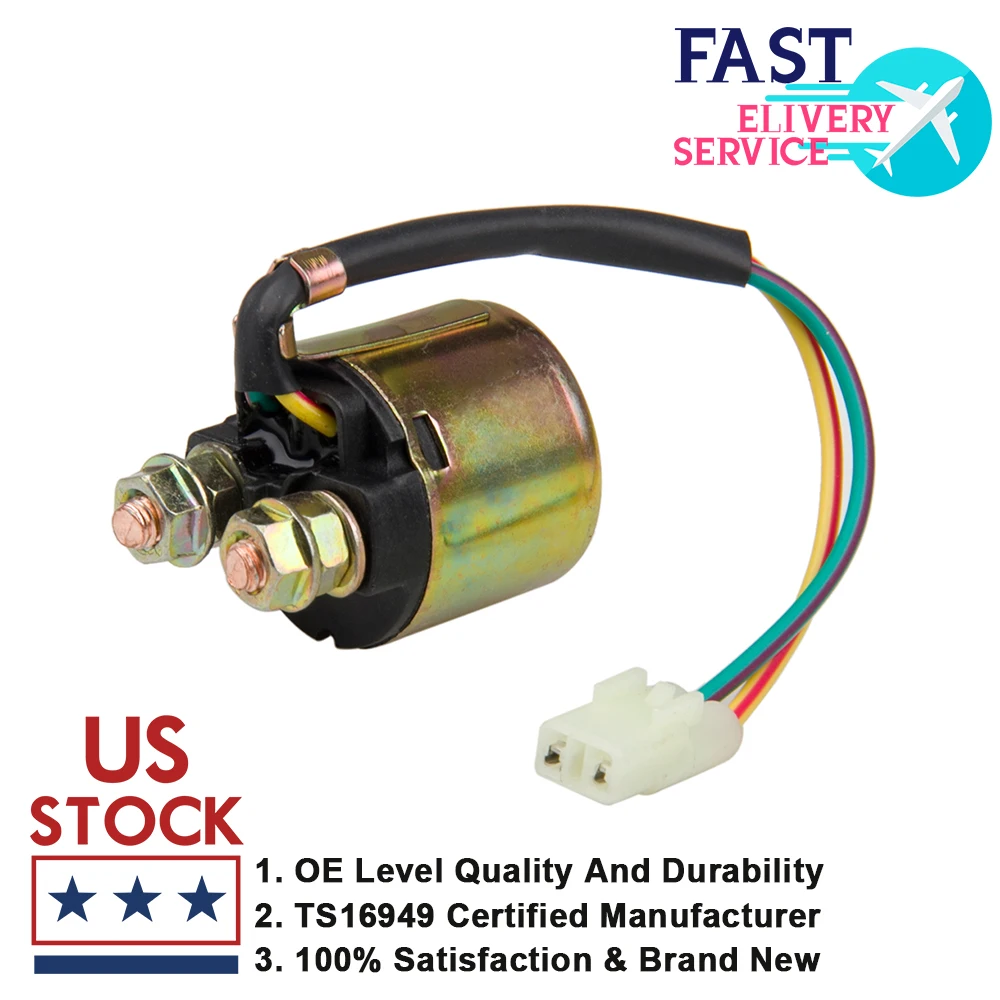 

Carbole High Quality Starter Relay Solenoid for Honda TRX500 420 Fourtrax Foreman Rubicon 2001-2018 35850-HM7-000 35850-HN0-671