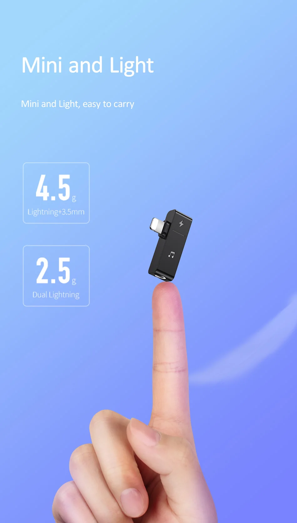 USAMS двойной адаптер Lightning разъем для наушников, чтобы 3,5 мм освещение до 3,5 мм адаптер для зарядного USB кабель для передачи данных для iPhone X, 8, 6, 7, адаптер для использования на ходу