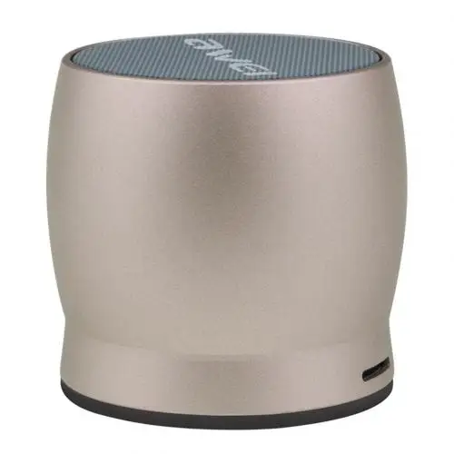 Golden Awei цилиндр открытый портативный TF карта беспроводной Bluetooth динамик музыкальный плеер - Цвет: Golden