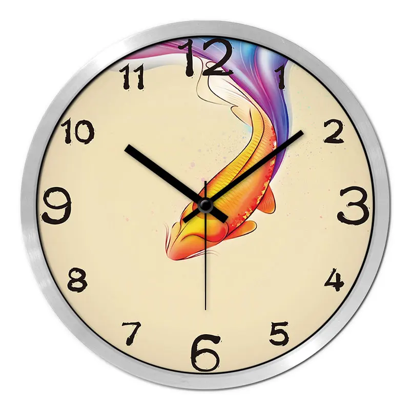 

Modern Large Wall Clock Metal Living Room Bedroom Silent Wall Watches Home Decor Kitchen Clocks Reloj Cocina Gift Ideas FZ147