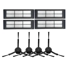 12/8 шт. боковые щетки HEPA фильтр бытовой чистящий инструмент Замена для Xiaomi Roborock пылесос