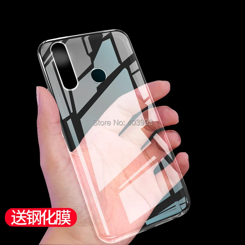Чехол для TP Link Neffos X20 Pro прозрачный мягкий чехол из ТПУ с кристаллами Для Doogee N20