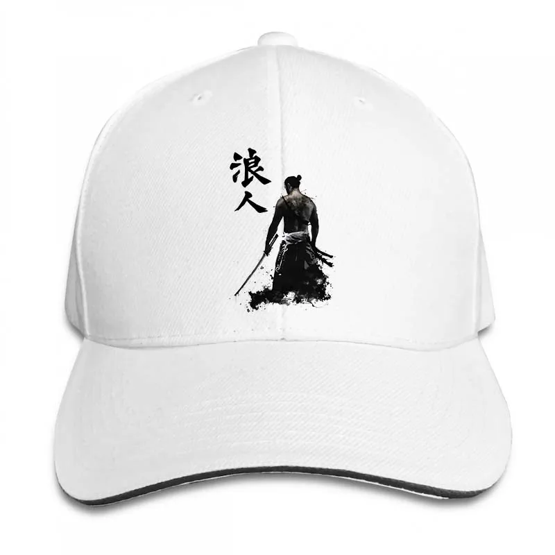 RONIN SAMURAI бейсболка для мужчин и женщин Кепка для водителя грузовика модная Регулируемая Кепка - Цвет: 2-White