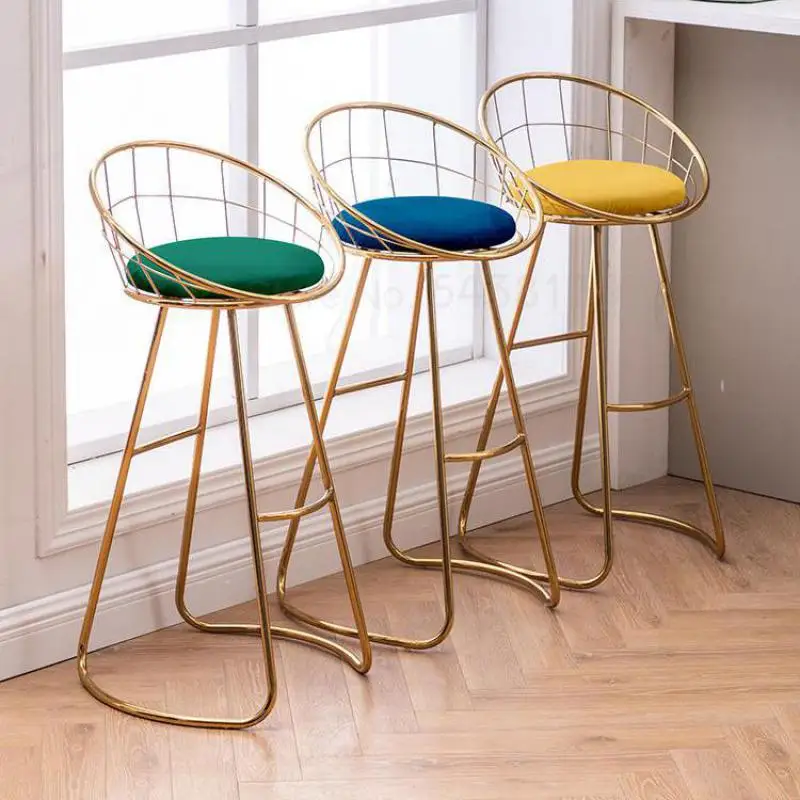 Скандинавский ins барный стул светильник роскошный простая спинка домашний