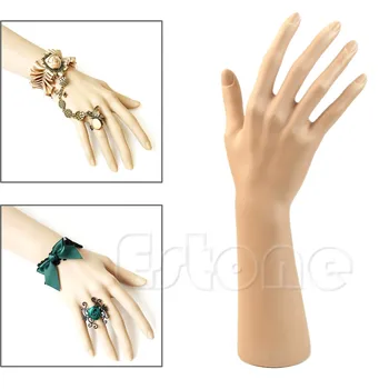 

Nail Art Fake Model Watch Ring Bracelet Gloves Stand Display Mannequin Hand N58F