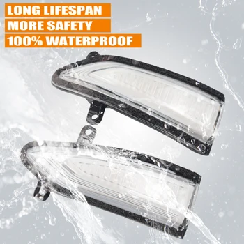 

Side Rear-View Mirror Indicator Light LED Dynamic Turn Signal Blinker For Nissan Altima Teana L33 Sylphy Sentra Pulsar Tiida