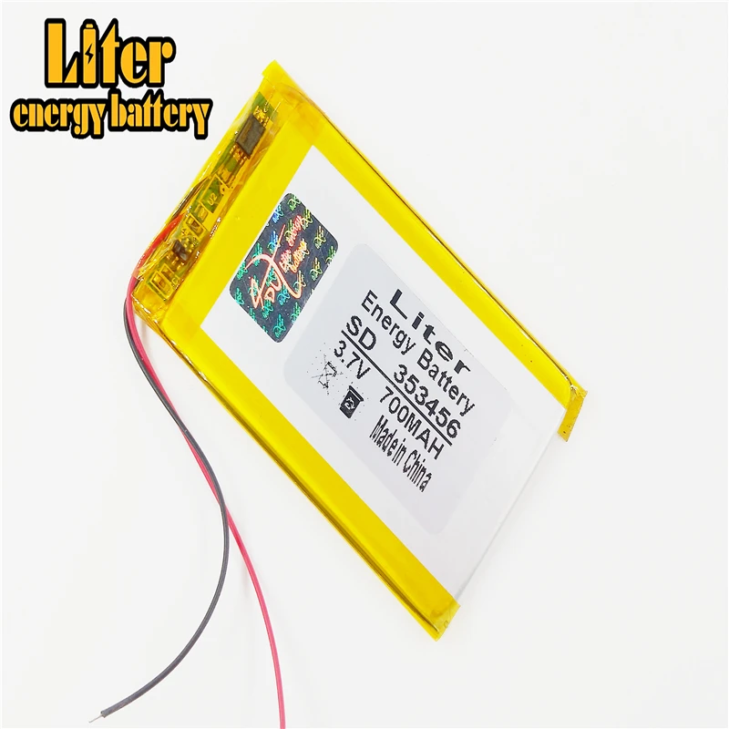3 7 V MP4 MP5 литий полимерный аккумулятор 353456 продукты безопасности GPS Bluetooth аудио