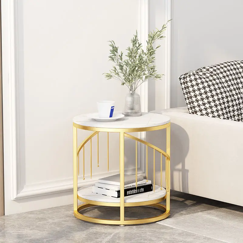Light luxury simple creative marble sofa side Table 4 Light luxury simple creative marble sofa side Table 4