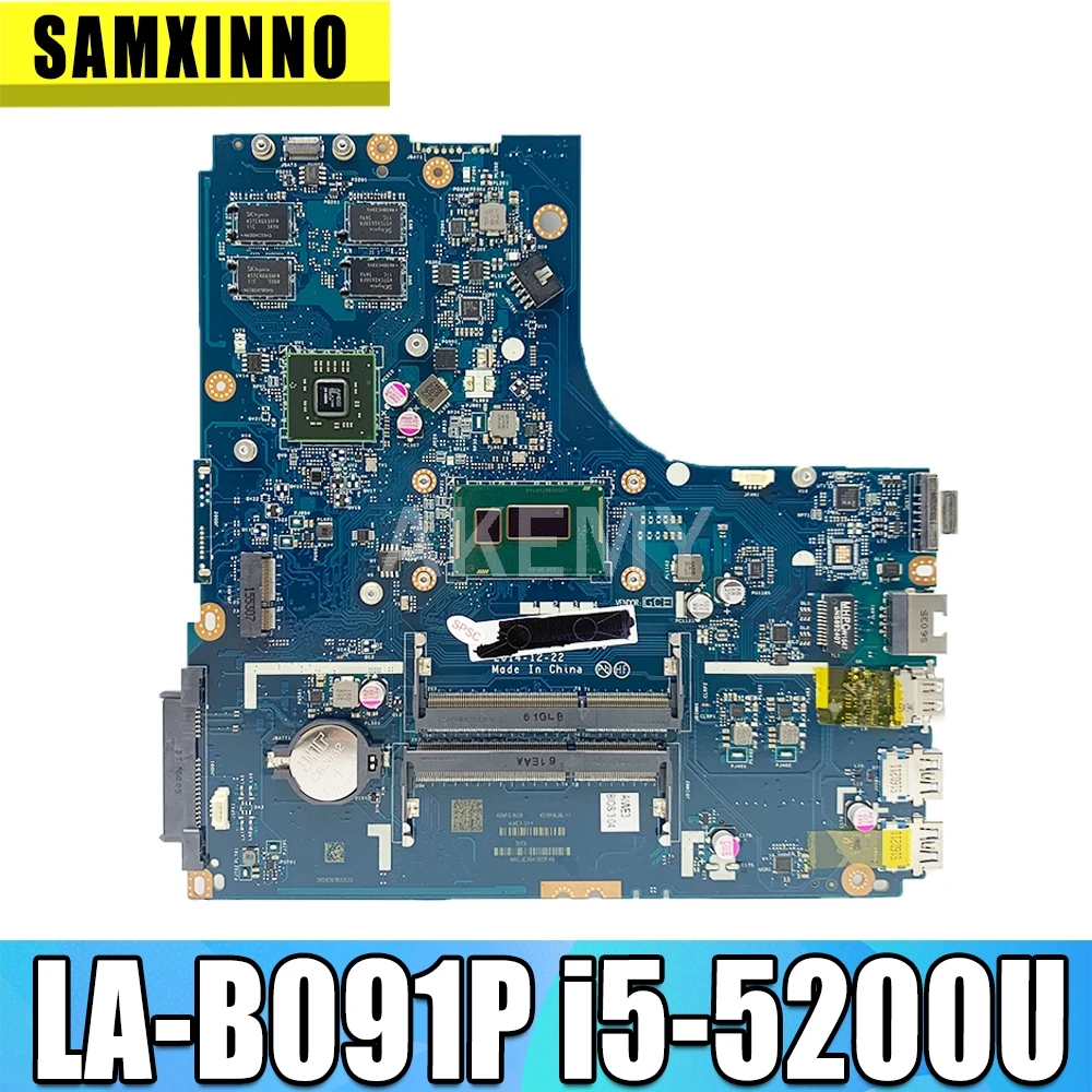 Новая Mianboard для For Lenovo Ideapad B50-70 материнская плата ноутбука ZIWB2/ZIWB3/ZIWE1 LA-B091P i5-5200U 2GB GPU