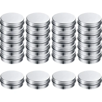 

Screw Top Round Aluminum Tins Cans-Aluminum Screw Lid Round Tin Container Bottle
