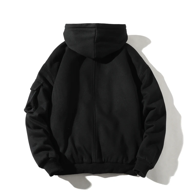 Мужские парки из японской овечьей шерсти в стиле хип-хоп, зимние, 4XL, Harajuku, плюс бархатные куртки, пара с капюшоном, верхняя одежда, мужская куртка из овечьей шерсти
