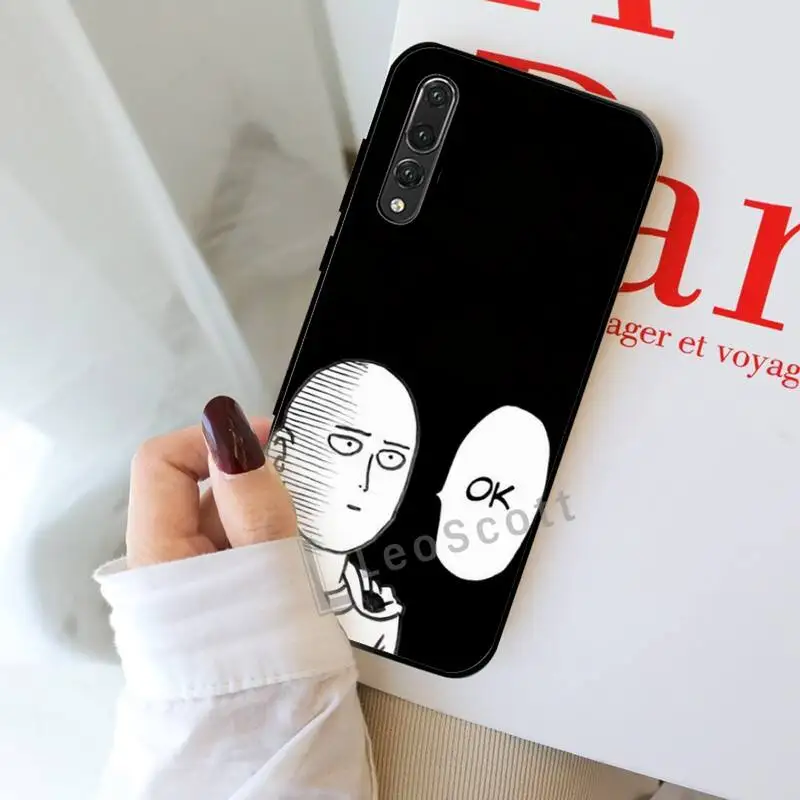 Силиконовый чехол для телефона из ТПУ one punch man Superman Huawei P9 P10 P20 P30 Pro Lite smart Mate 10 20 Y5 Y6 Y7