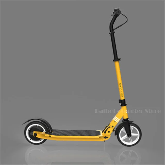 8 дюймов самокат электрический двух колесных электрических скутеров 48V 250W Складной электрический скутер для взрослых с двойной тормозной Системы - Цвет: Yellow