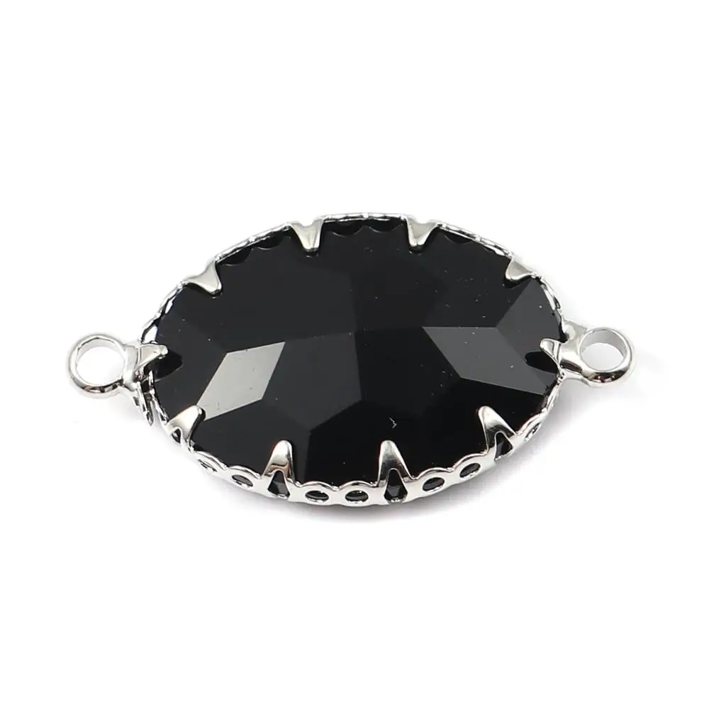 DoreenBeads медные соединения овальные тусклые Серебристые цвета многоцветные со