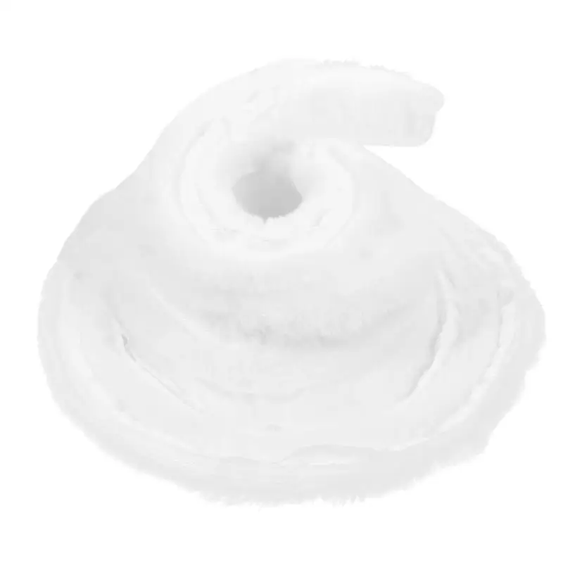 

Christmas White Faux Fur Ribbon Trim Fabric Roll for Xmas Tree Decoration