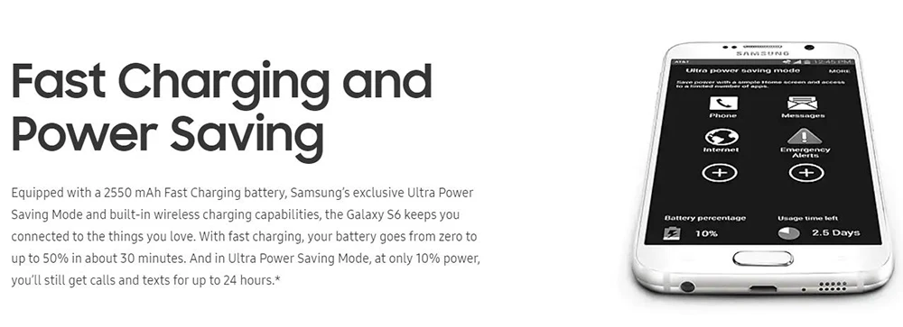 samsung Galaxy S6 G920T 64 Гб мобильный телефон T-Mobile версия 4G LTE 5," Exynos 7420 Восьмиядерный 3 ГБ 32 ГБ NFC телефон