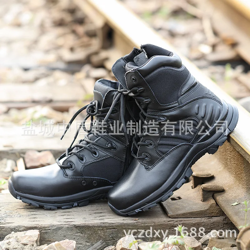 

Ultra-Light Combat Boots CQB. Swat Fox Hunting Lightweight Combat Boots Shock Absorption Hight-top Outdoor Tactical Boots Combat
