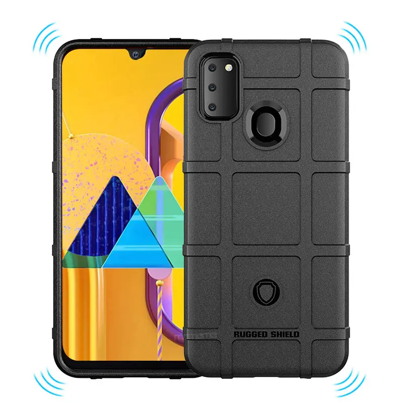 Для samsung Galaxy M30s прочная защита чехол с &quotвоздушной подушкой&quot матовый Мягкий
