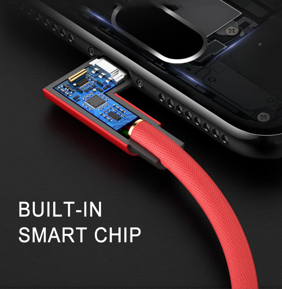 Type C USB кабель для мобильного телефона нейлоновый Плетеный 90 градусов микро кабель для передачи данных с для huawei Xiaomi samsung провод для быстрого заряда 1 м 2 м