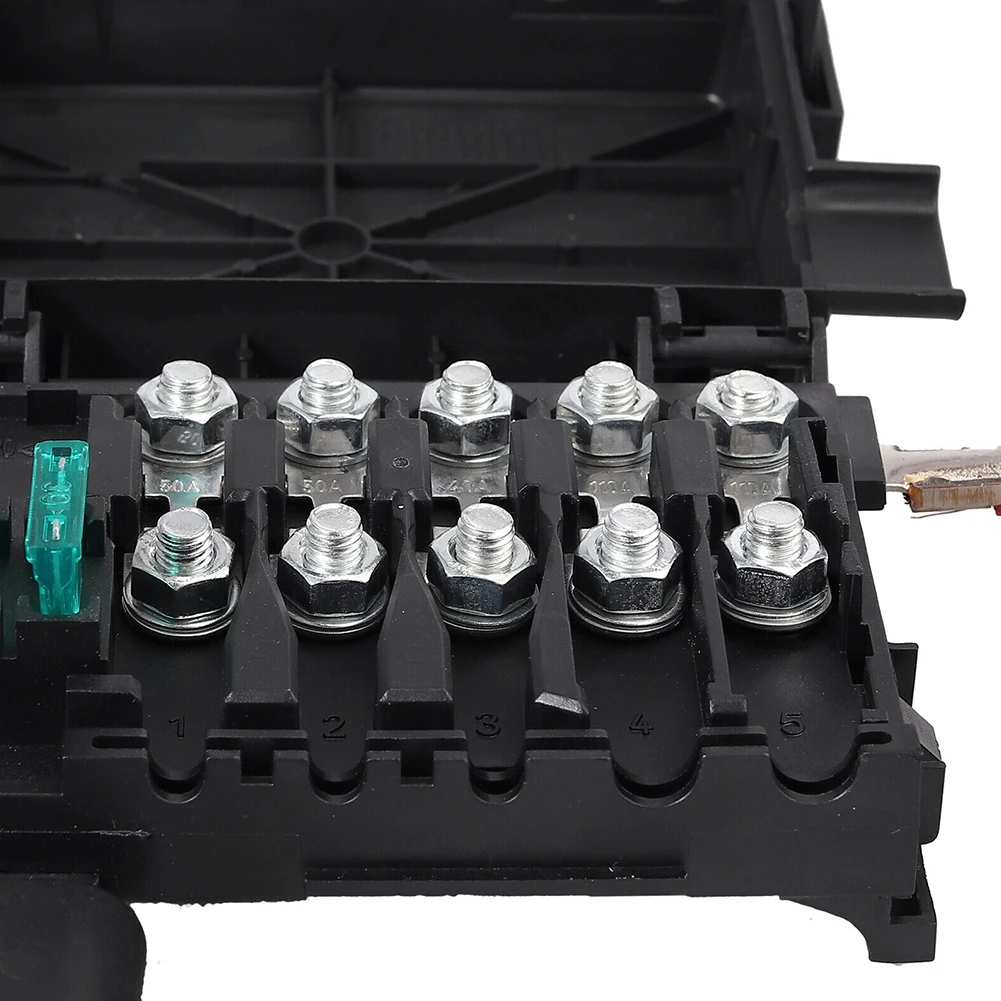 OEM 1J0937550A может термостойкая Замена Черный Автомобильный Держатель Предохранитель коробка легко установить аксессуары батарея терминал для Golf 4 MK4