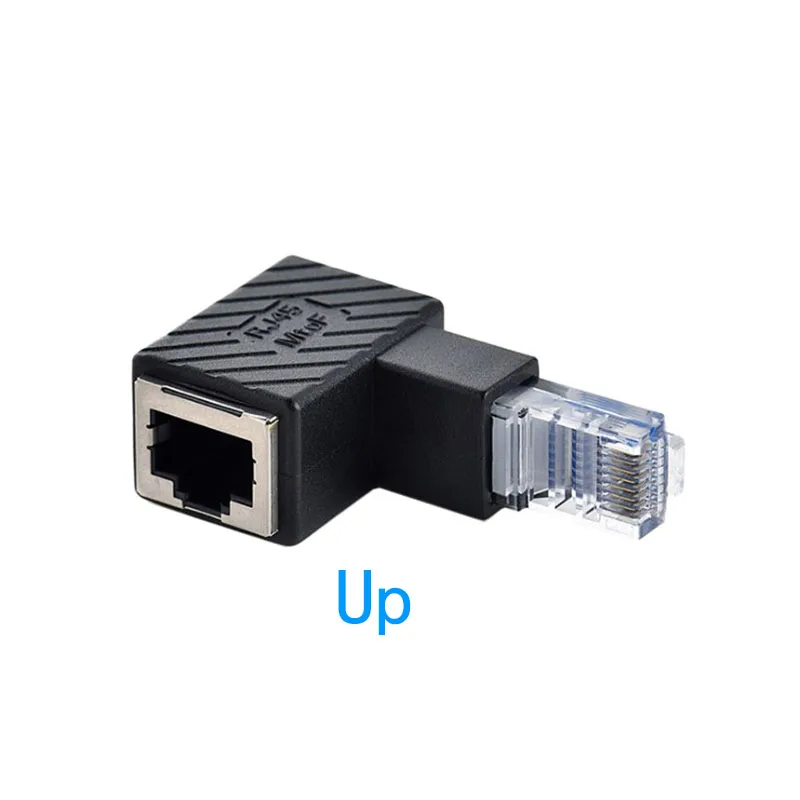 Optimize Connectivity! RJ45 90-Degree Angled Adaptor for Effortless Network Cable Management on Computers and Notebooks. Description Image.This Product Can Be Found With The Tag Names Computer Cables Connecting, Computer Peripherals, Elbow network cable adapter, PC Hardware Cables Adapters