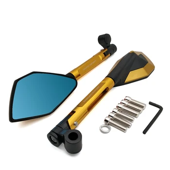 

For Yamaha FZ6R FZ8 fz 1 09 6 fzr 400 FZ1 FZ6 FAZER 1Pair Motorcycle Rearview Mirror moto CNC Side Mirrors Motorbike Accessories