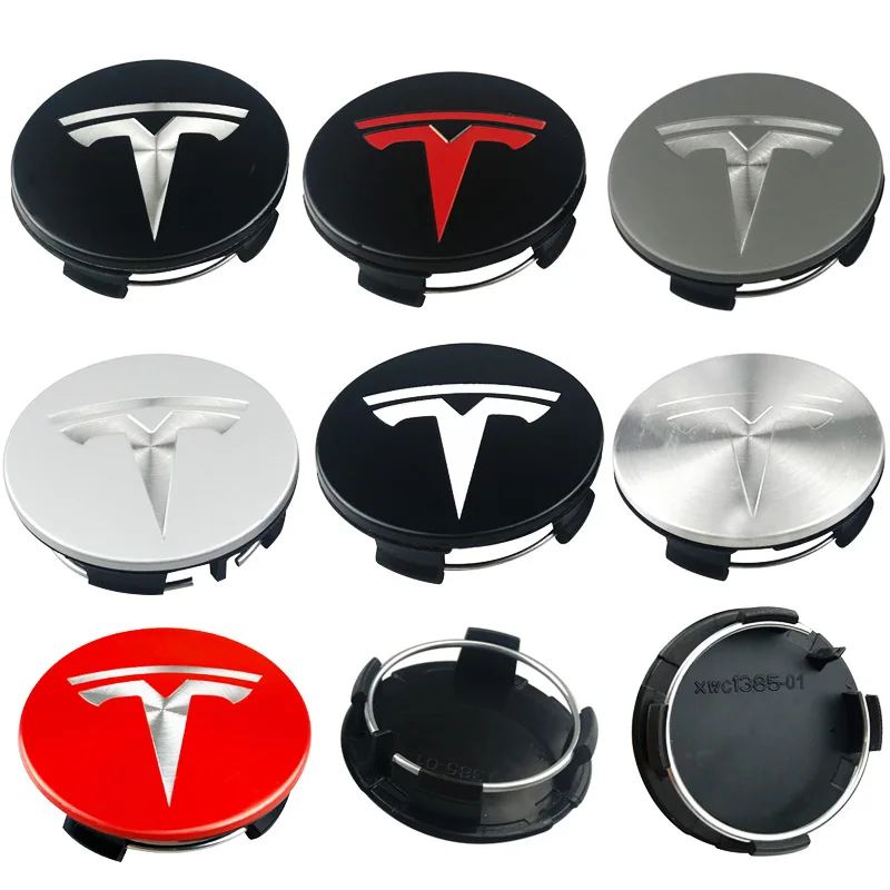 4pcs 56/58mm Car Hubcaps Wheel Covers for Tesla Model S X 3 Y Roadster Accessories Center Cap Rims AutoTyre Hub Decoration | Автомобили и