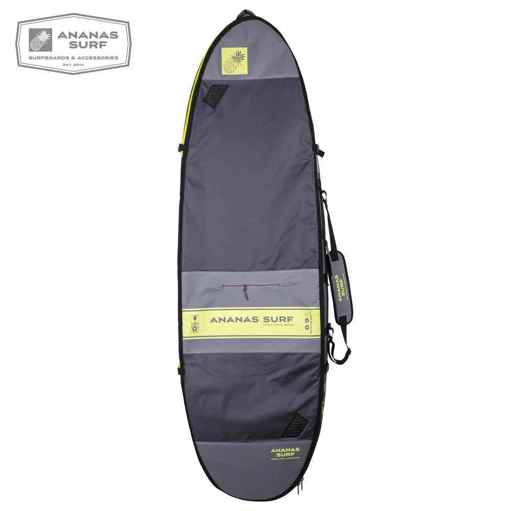 6ft.8 Ananas Surf Double surfboard cover bag 6ft.3, 6ft.8 travel protect coffin boardbag for two board - Цвет: 6ft.8