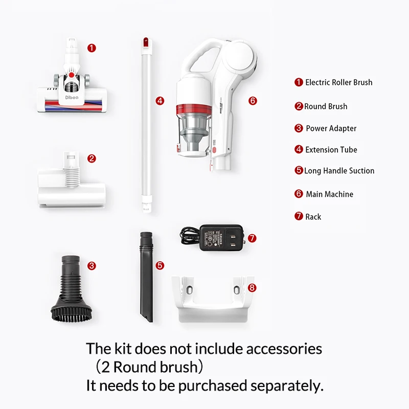 Dibea DW200 портативный беспроводной пылесос мощный всасывающий аспиратор для чистки