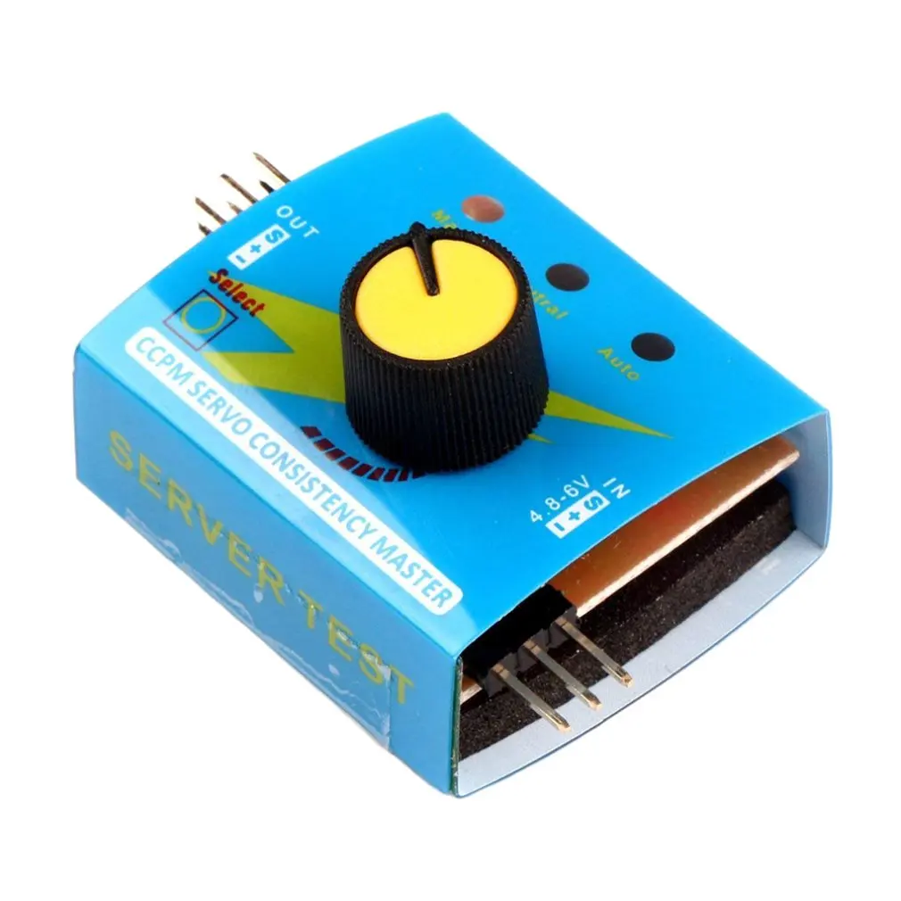 Servo Tester Steering Gear Tester Steering Gear Tester CCPM 3 Mode ESC Servo Motor for RC 4