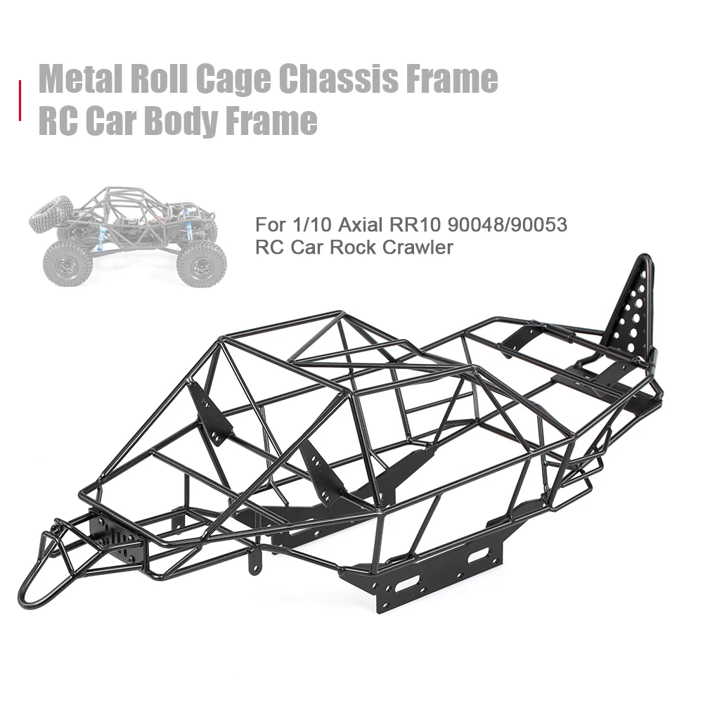 Металлическая рулонная клетка рама шасси RC рама кузова автомобиля для 1/10 осевой RR10 90048/90053 RC Автомобиль DIY Рок Гусеничный