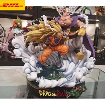 

Super Saiyan Statue Kakarotto VS Majin Buu Bust 1/6 Original Version Full-Length Portrait Practice GK Action Model Toy BOX A56